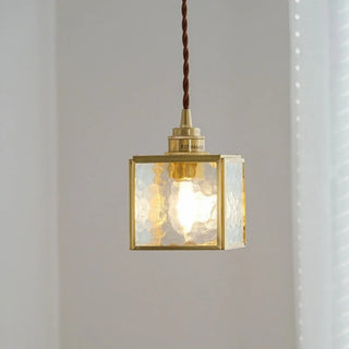 Celako™ Aurovitro Pendant Light | Glass Bedroom Lighting