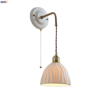 Celako™ Ivaryn Wall Light | White Ceramic Nordic Minimalism