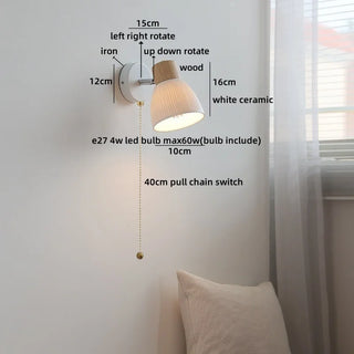 Celako™ Ceranox Wall Light | Ceramic Bedroom Lighting