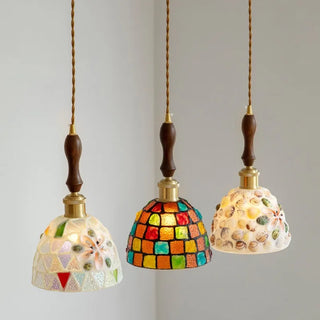Celako™ Nacrina Pendant Light | Resin And Shell Kitchen Island Lighting