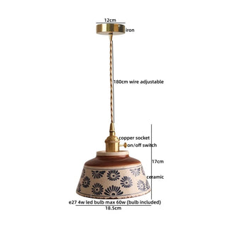 Celako™ Porcelo Pendant Light | Ceramic Kitchen Island Lighting