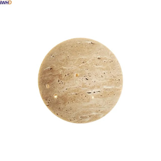 Celako™ Orolith Wall Light | Travertine Bedside Lighting