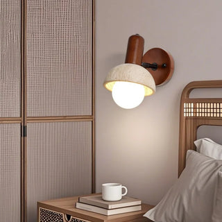 Celako™ Calivert Wall Light | Yellow Travertine Bedroom Lighting
