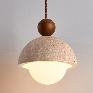 Celako™ Calacite Pendant Light | Yellow Travertine Japan Style