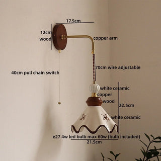 Celako™ Cerano Wall Light | Copper Vintage Style