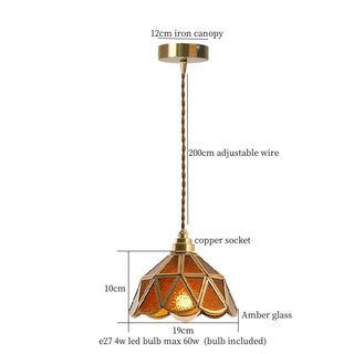 Celako™ Vitrium Pendant Light | Glass Bedroom Lighting