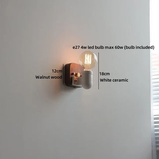 Celako™ Kirari Wall Light | Ceramic Bedside Lighting