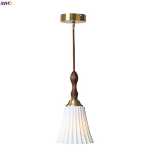 Celako™ Ceravue Pendant Light | White Ceramic Contemporary Bedroom Lighting
