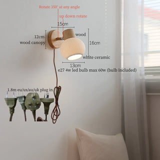 Celako™ Kawara Wall Light | Ceramic Japan Wabi Sabi