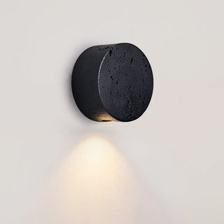 Celako™ Neroterra Wall Light | Black Travertine Bedroom Lighting