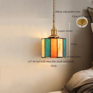 Celako™ Prismara Pendant Light | Glass Bedroom Lighting