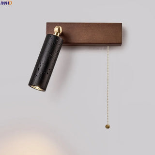 Celako™ Pietranero Wall Light | Black Travertine Living Room Lighting