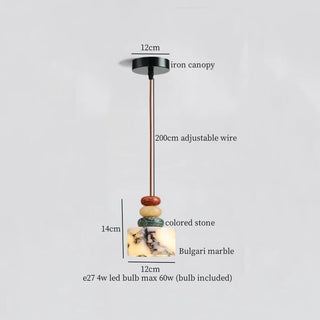 Celako™ Lapideon Pendant Light | Marble Kitchen Island Lighting