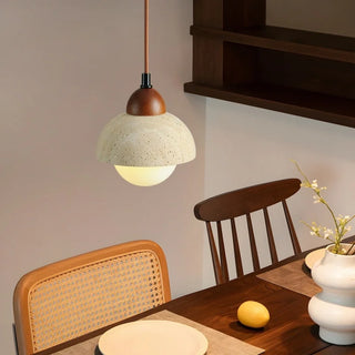 Celako™ Teravine Pendant Light | Yellow Travertine Living Room Lighting