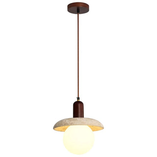 Celako™ Travelo Pendant Light | Travertine Dining Room Lighting