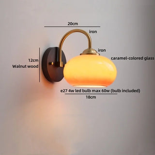 Celako™ Tavira Wall Light | Glass Bedside Lighting