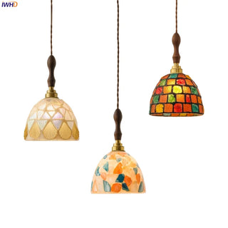 Celako™ Capizine Pendant Light | Resin And Shell Bedroom Lighting