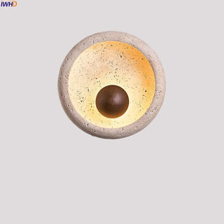 Celako™ Torava Wall Light | Yellow Travertine Living Room Lighting