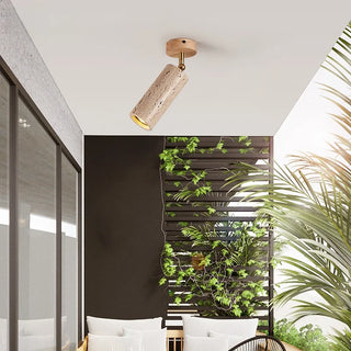 Celako™ Aurelapis Ceiling Light | Yellow Travertine Kitchen Island Lighting