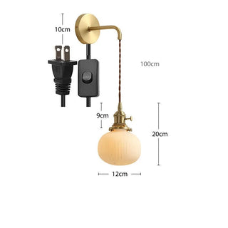 Celako™ Ceraqua Wall Light | Ceramic Bedroom Lighting