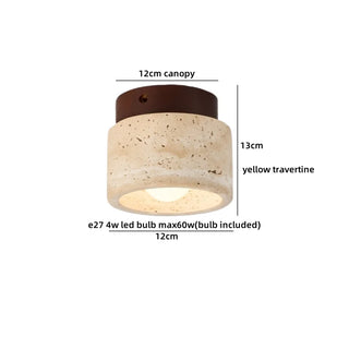 Celako™ Marvela Ceiling Light | Travertine Living Room Lighting