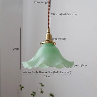 Celako™ Cristaverde Pendant Light | Green Glass Kitchen Island Lighting
