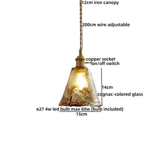 Celako™ Vitroca Pendant Light | Glass Mid Century Modern Bedroom Lighting