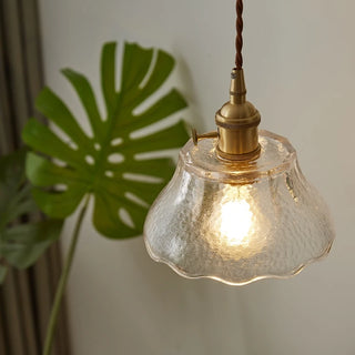 Celako™ Cuprisa Pendant Light | Glass Bedroom Lighting