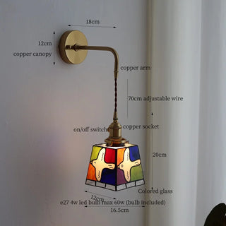 Celako™ Vetrosa Wall Light | Glass Vintage