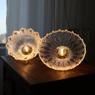 Celako™ Cuivrea Pendant Light | Copper Glass Bedroom Lighting