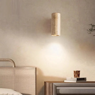 Celako™ Terravie Wall Light | Yellow Travertine Living Room Lighting