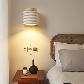 Celako™ Tiburna Wall Light | Yellow Travertine Living Room Lighting