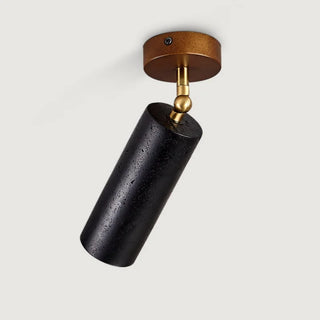 Celako™ Basalto Ceiling Light | Black Travertine Kitchen Island Lighting