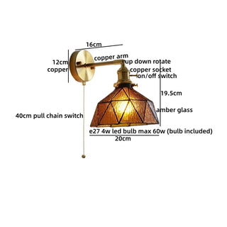 Celako™ Petalo Wall Light | Glass Bedroom Lighting