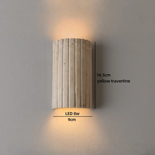 Celako™ Wall Light | Travertine Hallway Lighting