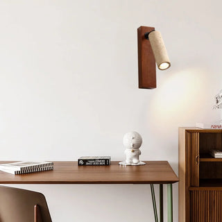 Celako™ Lumitine Wall Light | Yellow Travertine Bedroom Lighting
