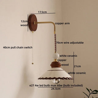 Celako™ Cerano Wall Light | Copper Vintage Style