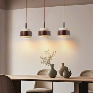 Celako™ Lapideo Pendant Light | Yellow Travertine Kitchen Island Lighting