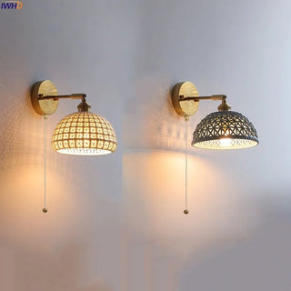 Celako™ Teraku Wall Light | Ceramic Wabi Sabi