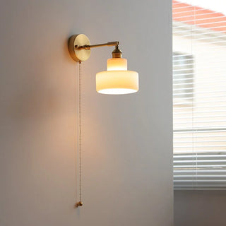 Celako™ Copelio Wall Light | Copper Glass Living Room Lighting