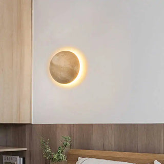 Celako™ Travena Wall Light | Travertine Bedside Lighting