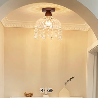 Celako™ Cristela Pendant Light | Clear Glass Mid Century Modern Bedroom Lighting