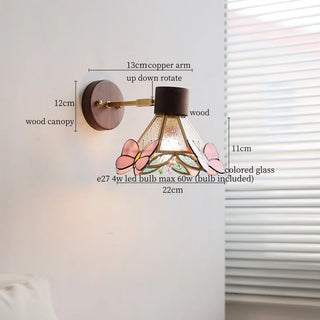 Celako™ Prismia Wall Light | Tiffany Vintage Glass Bedroom Lighting