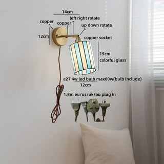 Celako™ Cupria Wall Light | Copper Bedside Lighting
