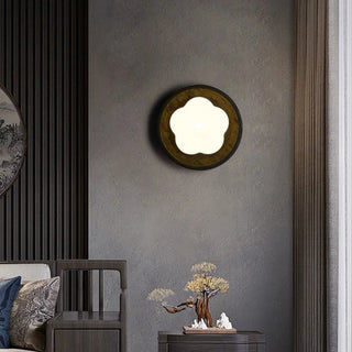 Celako™ Petrona Wall Light | Black Travertine Bedroom Lighting