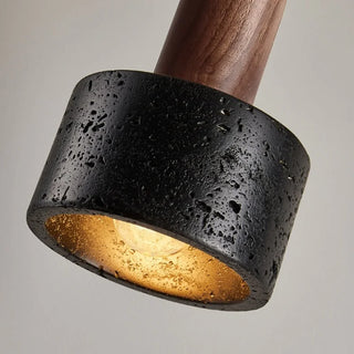 Celako™ Articula Wall Light | Black Travertine Bedroom Lighting