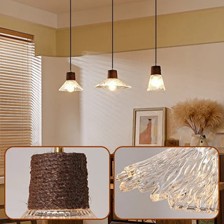 Celako™ Kiyoshi Pendant Light | Glass Dining Room Lighting