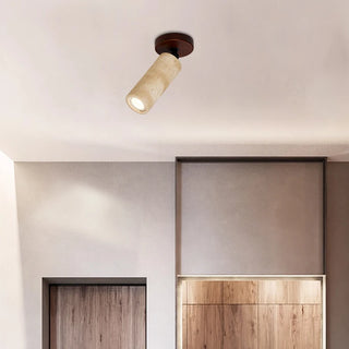 Celako™ Tiburian Ceiling Light | Yellow Travertine Living Room Lighting