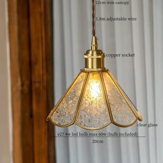 Celako™ Vitraelle Pendant Light | Glass Bedroom Lighting
