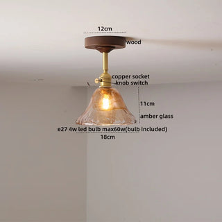 Celako™ Vitroso Ceiling Light | Glass Vintage